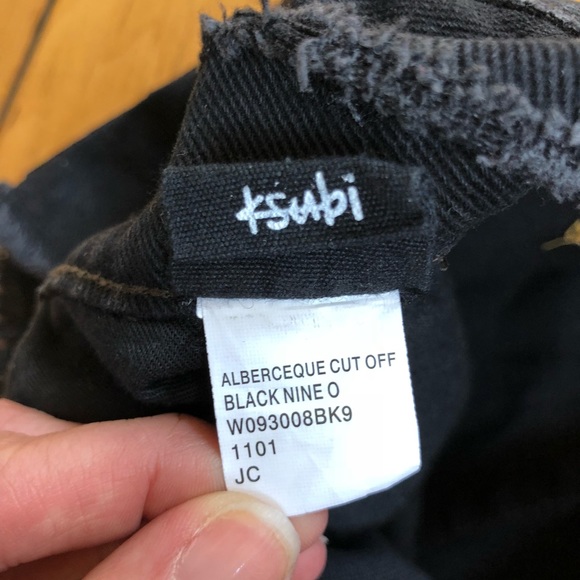 Ksubi black jean shorts - Picture 5 of 5